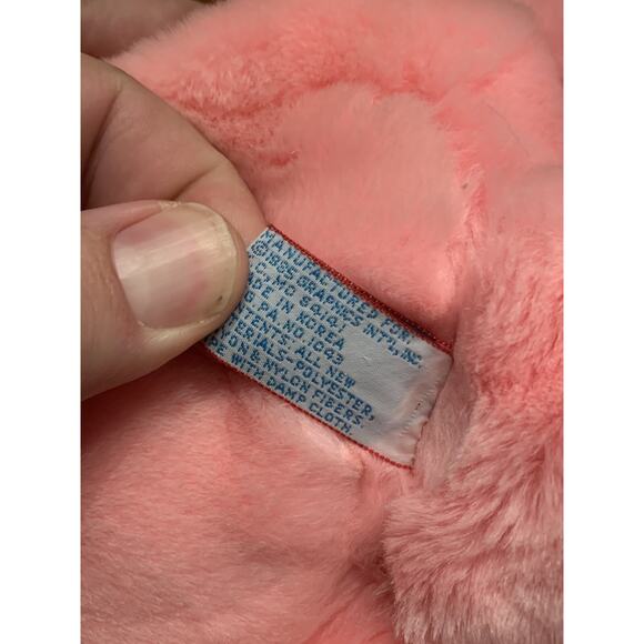 Vintage 1980s Heartline Snuggables Pink Love Bug Beastie, Valentines Day, Read - Picture 10 of 14